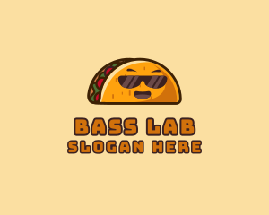 Cool Taco Mexican Sunglasses  logo design