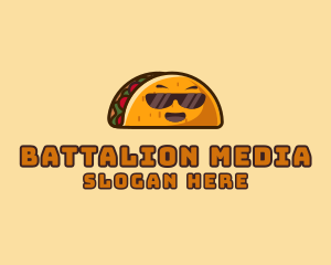 Cool Taco Mexican Sunglasses  logo design