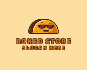 Cool Taco Mexican Sunglasses  logo design