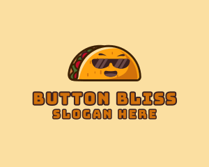 Cool Taco Mexican Sunglasses  logo design