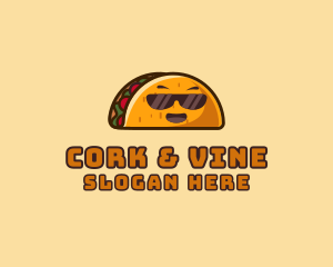 Cool Taco Mexican Sunglasses  logo design