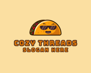 Cool Taco Mexican Sunglasses  logo design