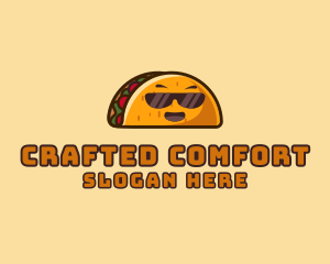 Cool Taco Mexican Sunglasses  logo design