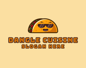 Cool Taco Mexican Sunglasses  logo design