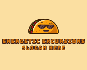 Cool Taco Mexican Sunglasses  logo design