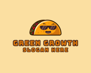 Cool Taco Mexican Sunglasses  logo design