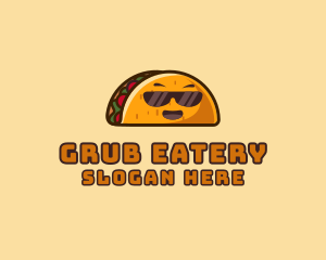 Cool Taco Mexican Sunglasses  logo design