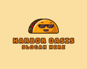 Cool Taco Mexican Sunglasses  logo design