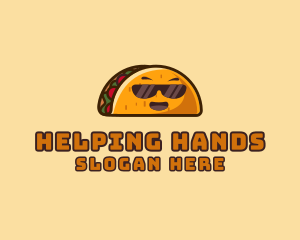 Cool Taco Mexican Sunglasses  logo design