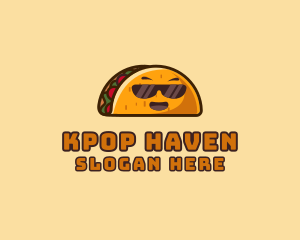 Cool Taco Mexican Sunglasses  logo design