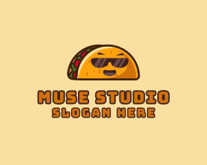 Cool Taco Mexican Sunglasses  logo design