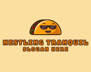 Cool Taco Mexican Sunglasses  logo design