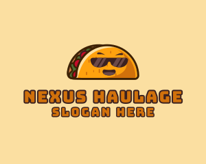 Cool Taco Mexican Sunglasses  logo design