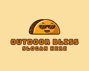 Cool Taco Mexican Sunglasses  logo design