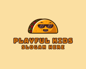 Cool Taco Mexican Sunglasses  logo design