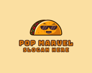 Cool Taco Mexican Sunglasses  logo design