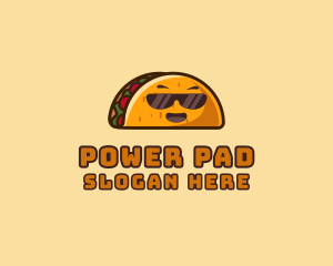 Cool Taco Mexican Sunglasses  logo design