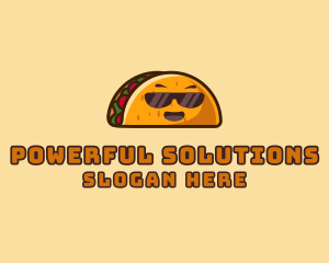 Cool Taco Mexican Sunglasses  logo design