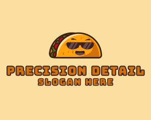 Cool Taco Mexican Sunglasses  logo design