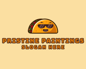 Cool Taco Mexican Sunglasses  logo design