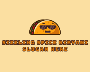 Cool Taco Mexican Sunglasses  logo design