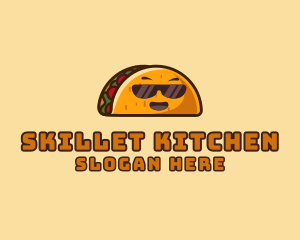 Cool Taco Mexican Sunglasses  logo design