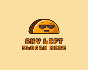 Cool Taco Mexican Sunglasses  logo design