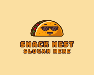 Cool Taco Mexican Sunglasses  logo design