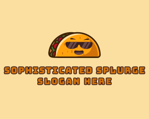 Cool Taco Mexican Sunglasses  logo design