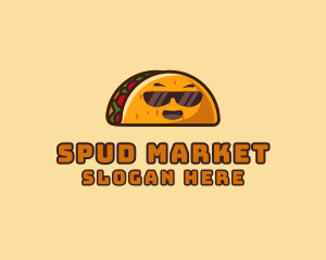 Cool Taco Mexican Sunglasses  logo design