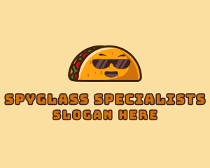 Cool Taco Mexican Sunglasses  logo design