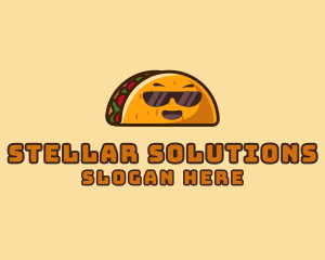 Cool Taco Mexican Sunglasses  logo design