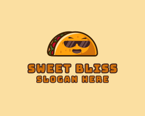 Cool Taco Mexican Sunglasses  logo design