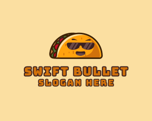 Cool Taco Mexican Sunglasses  logo design