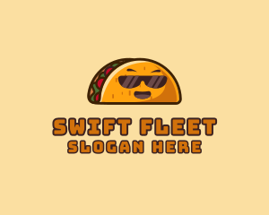 Cool Taco Mexican Sunglasses  logo design