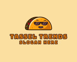 Cool Taco Mexican Sunglasses  logo design