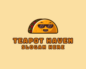 Cool Taco Mexican Sunglasses  logo design