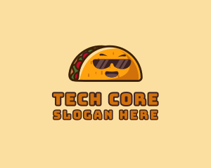 Cool Taco Mexican Sunglasses  logo design