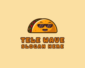 Cool Taco Mexican Sunglasses  logo design