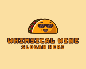 Cool Taco Mexican Sunglasses  logo design