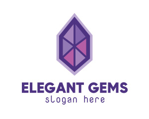 Violet Gem Jeweler logo design