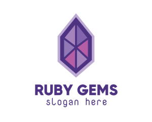 Violet Gem Jeweler logo design