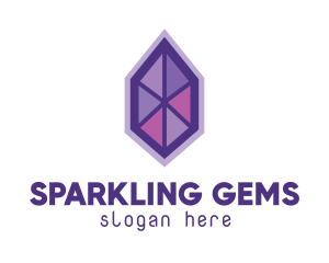 Violet Gem Jeweler logo design