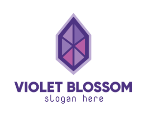 Violet Gem Jeweler logo design