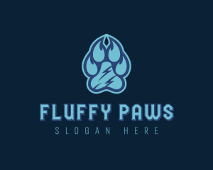 Pet Paw Print logo design