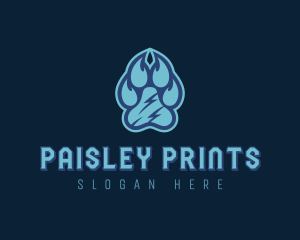 Pet Paw Print logo design