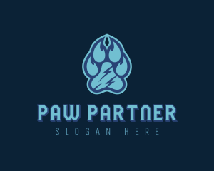 Pet Paw Print logo design