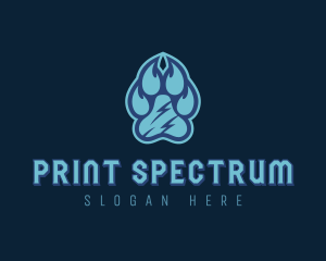 Pet Paw Print logo design