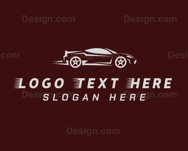 Fast Racing Car Logo