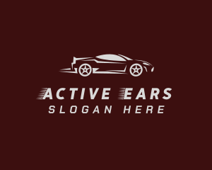 Fast Racing Car Logo